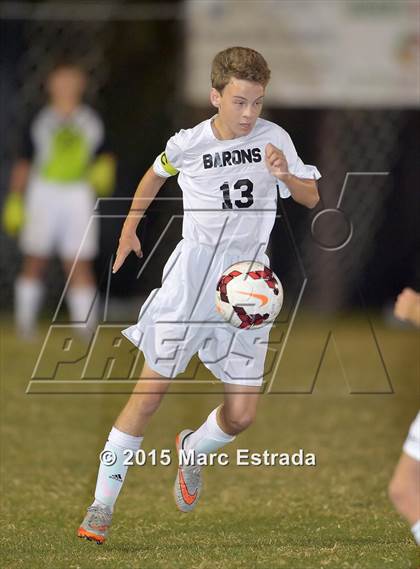 Thumbnail 3 in Clearwater Central Catholic vs St. Petersburg Catholic photogallery.