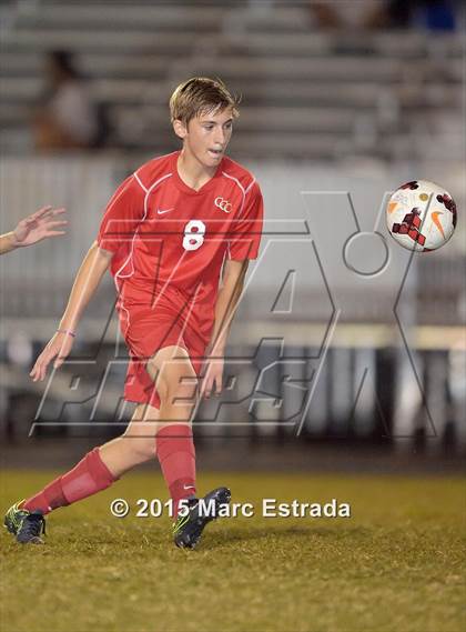 Thumbnail 3 in Clearwater Central Catholic vs St. Petersburg Catholic photogallery.