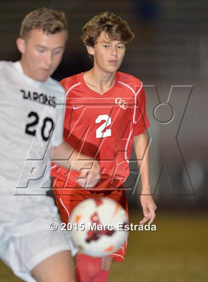Thumbnail 1 in Clearwater Central Catholic vs St. Petersburg Catholic photogallery.