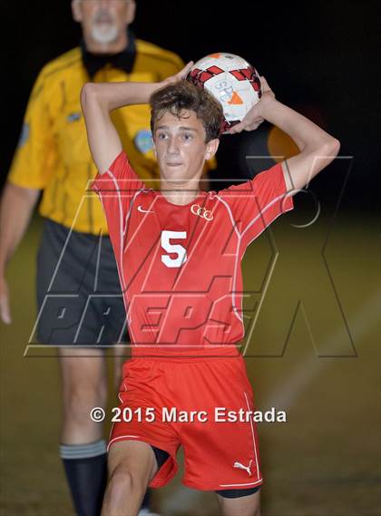 Thumbnail 3 in Clearwater Central Catholic vs St. Petersburg Catholic photogallery.