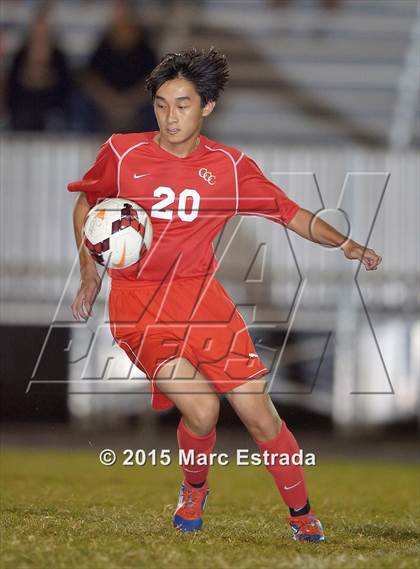 Thumbnail 1 in Clearwater Central Catholic vs St. Petersburg Catholic photogallery.