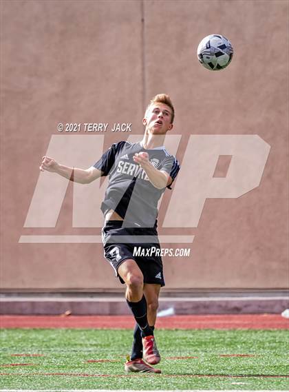 Thumbnail 1 in Servite vs. St. Paul's photogallery.