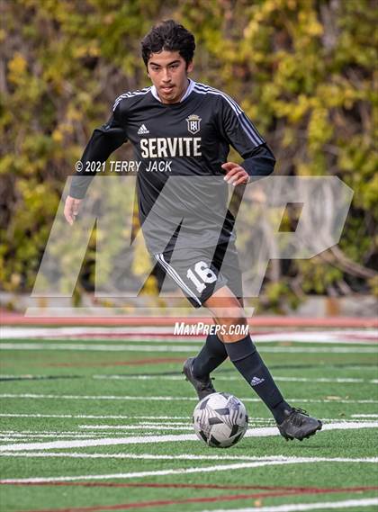 Thumbnail 1 in Servite vs. St. Paul's photogallery.