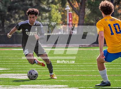Thumbnail 2 in Servite vs. St. Paul's photogallery.