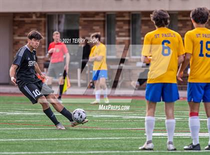 Thumbnail 1 in Servite vs. St. Paul's photogallery.