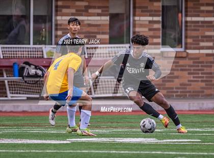 Thumbnail 2 in Servite vs. St. Paul's photogallery.