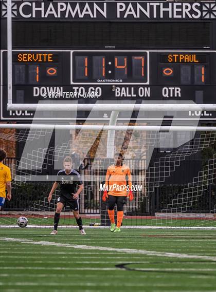 Thumbnail 1 in Servite vs. St. Paul's photogallery.
