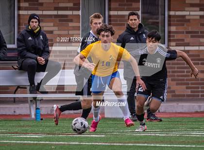 Thumbnail 3 in Servite vs. St. Paul's photogallery.
