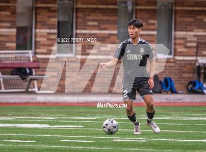 Thumbnail 3 in Servite vs. St. Paul's photogallery.