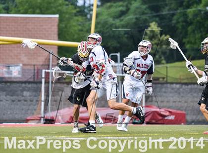Thumbnail 2 in Milton vs. Johns Creek (GHSA 6A Round 2 Playoff) photogallery.