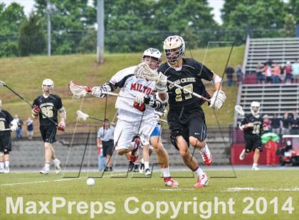 Thumbnail 1 in Milton vs. Johns Creek (GHSA 6A Round 2 Playoff) photogallery.