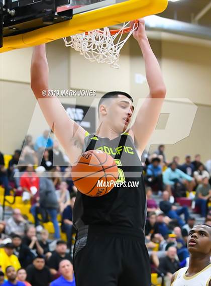 Thumbnail 1 in Prolific Prep of Napa Christian vs. Hillcrest Prep (Hoophall West Tournament) photogallery.
