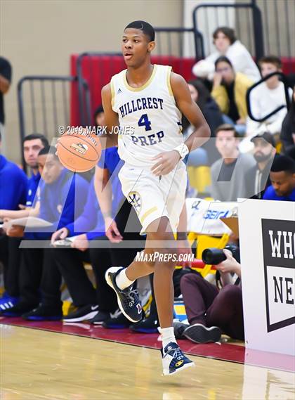 Thumbnail 2 in Prolific Prep of Napa Christian vs. Hillcrest Prep (Hoophall West Tournament) photogallery.