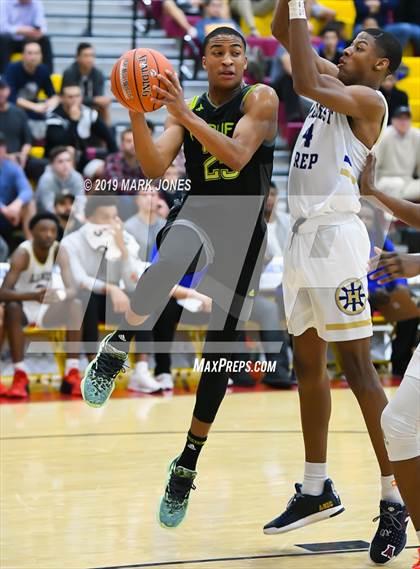 Thumbnail 2 in Prolific Prep of Napa Christian vs. Hillcrest Prep (Hoophall West Tournament) photogallery.