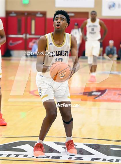 Thumbnail 3 in Prolific Prep of Napa Christian vs. Hillcrest Prep (Hoophall West Tournament) photogallery.