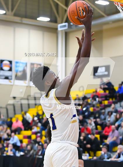 Thumbnail 3 in Prolific Prep of Napa Christian vs. Hillcrest Prep (Hoophall West Tournament) photogallery.