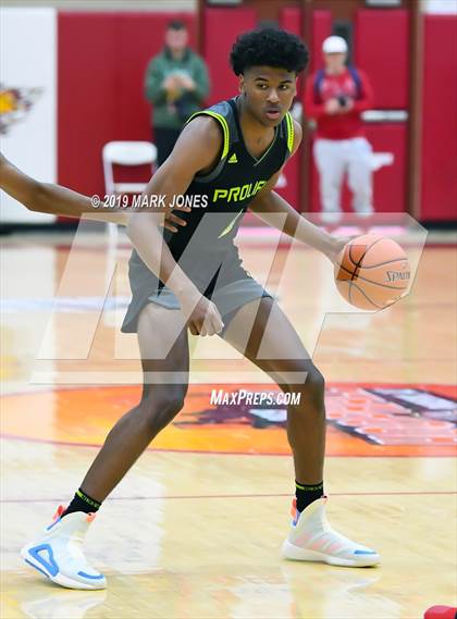 Thumbnail 2 in Prolific Prep of Napa Christian vs. Hillcrest Prep (Hoophall West Tournament) photogallery.