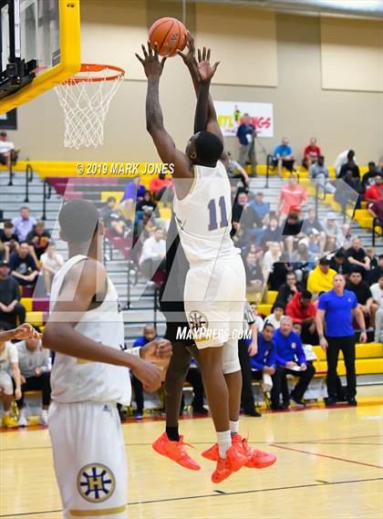 Thumbnail 3 in Prolific Prep of Napa Christian vs. Hillcrest Prep (Hoophall West Tournament) photogallery.
