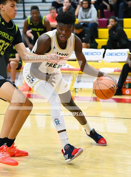 Thumbnail 3 in Prolific Prep of Napa Christian vs. Hillcrest Prep (Hoophall West Tournament) photogallery.