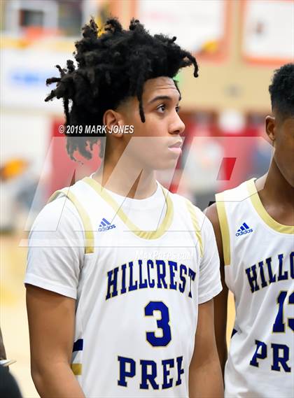 Thumbnail 3 in Prolific Prep of Napa Christian vs. Hillcrest Prep (Hoophall West Tournament) photogallery.