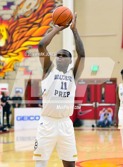 Thumbnail 2 in Prolific Prep of Napa Christian vs. Hillcrest Prep (Hoophall West Tournament) photogallery.