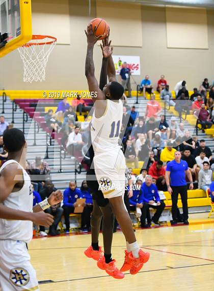 Thumbnail 2 in Prolific Prep of Napa Christian vs. Hillcrest Prep (Hoophall West Tournament) photogallery.