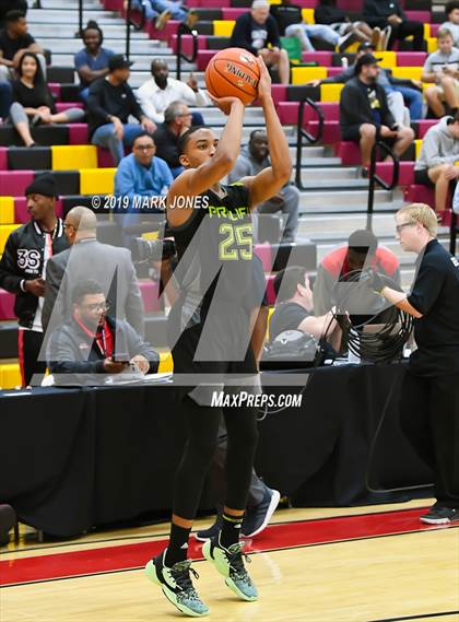 Thumbnail 1 in Prolific Prep of Napa Christian vs. Hillcrest Prep (Hoophall West Tournament) photogallery.
