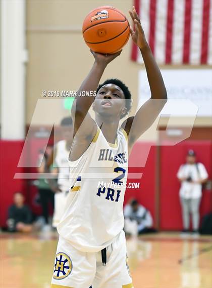 Thumbnail 2 in Prolific Prep of Napa Christian vs. Hillcrest Prep (Hoophall West Tournament) photogallery.