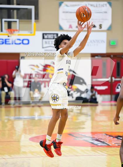Thumbnail 3 in Prolific Prep of Napa Christian vs. Hillcrest Prep (Hoophall West Tournament) photogallery.