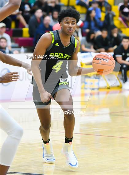 Thumbnail 3 in Prolific Prep of Napa Christian vs. Hillcrest Prep (Hoophall West Tournament) photogallery.