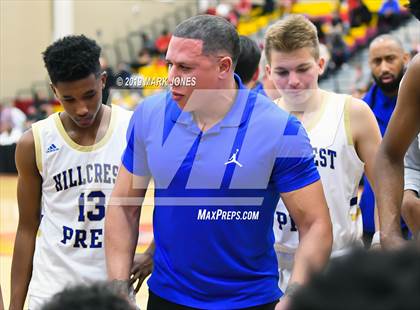 Thumbnail 1 in Prolific Prep of Napa Christian vs. Hillcrest Prep (Hoophall West Tournament) photogallery.