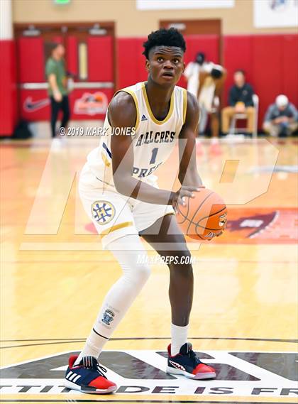Thumbnail 3 in Prolific Prep of Napa Christian vs. Hillcrest Prep (Hoophall West Tournament) photogallery.
