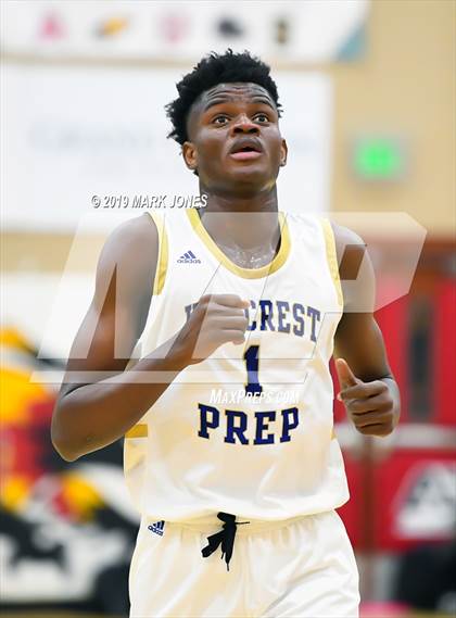 Thumbnail 2 in Prolific Prep of Napa Christian vs. Hillcrest Prep (Hoophall West Tournament) photogallery.