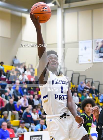 Thumbnail 3 in Prolific Prep of Napa Christian vs. Hillcrest Prep (Hoophall West Tournament) photogallery.
