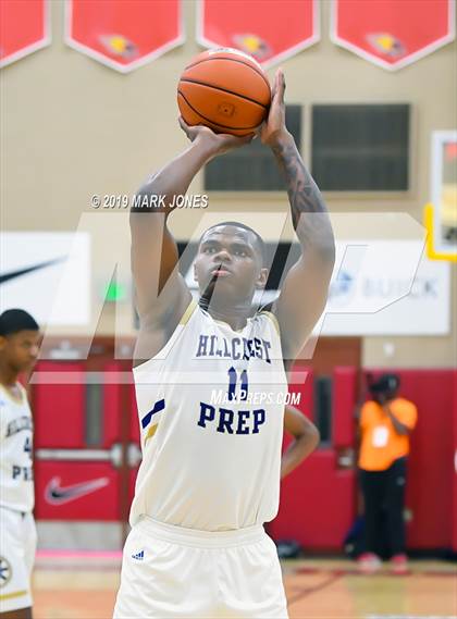 Thumbnail 3 in Prolific Prep of Napa Christian vs. Hillcrest Prep (Hoophall West Tournament) photogallery.