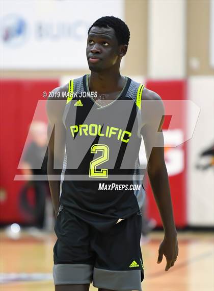 Thumbnail 1 in Prolific Prep of Napa Christian vs. Hillcrest Prep (Hoophall West Tournament) photogallery.