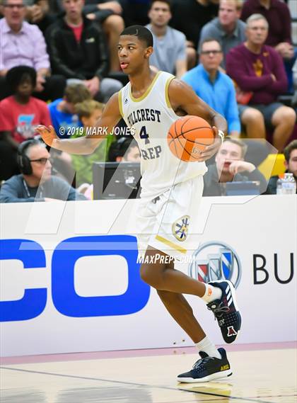 Thumbnail 3 in Prolific Prep of Napa Christian vs. Hillcrest Prep (Hoophall West Tournament) photogallery.