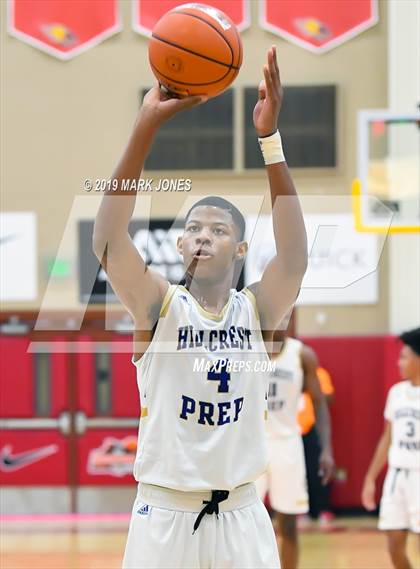Thumbnail 3 in Prolific Prep of Napa Christian vs. Hillcrest Prep (Hoophall West Tournament) photogallery.