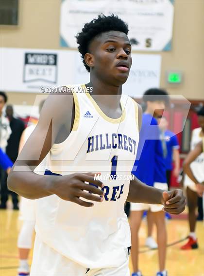 Thumbnail 2 in Prolific Prep of Napa Christian vs. Hillcrest Prep (Hoophall West Tournament) photogallery.
