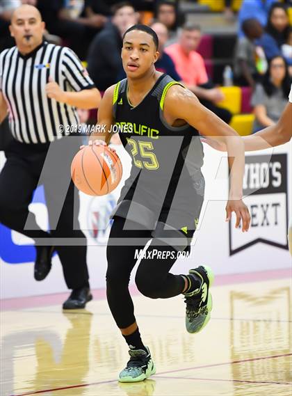 Thumbnail 3 in Prolific Prep of Napa Christian vs. Hillcrest Prep (Hoophall West Tournament) photogallery.