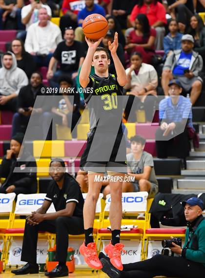 Thumbnail 3 in Prolific Prep of Napa Christian vs. Hillcrest Prep (Hoophall West Tournament) photogallery.