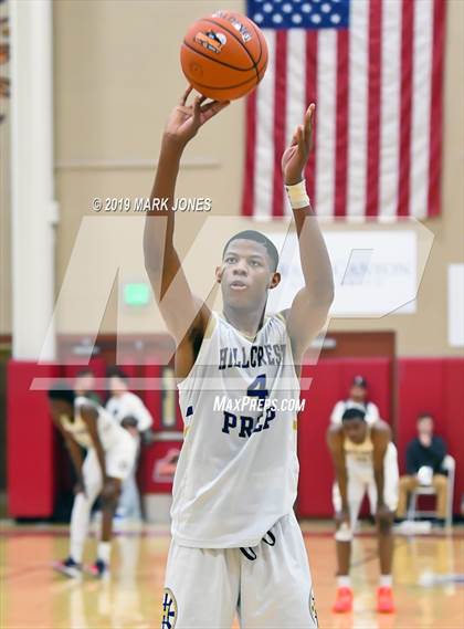 Thumbnail 2 in Prolific Prep of Napa Christian vs. Hillcrest Prep (Hoophall West Tournament) photogallery.