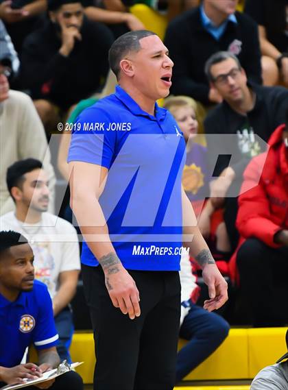 Thumbnail 3 in Prolific Prep of Napa Christian vs. Hillcrest Prep (Hoophall West Tournament) photogallery.
