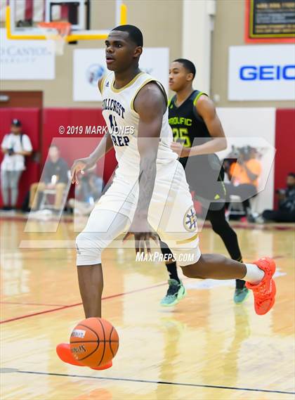 Thumbnail 3 in Prolific Prep of Napa Christian vs. Hillcrest Prep (Hoophall West Tournament) photogallery.