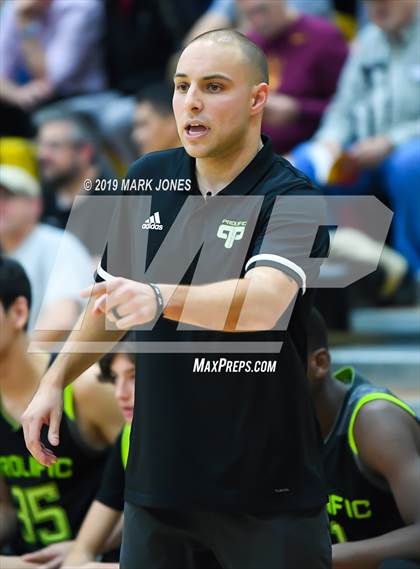 Thumbnail 3 in Prolific Prep of Napa Christian vs. Hillcrest Prep (Hoophall West Tournament) photogallery.
