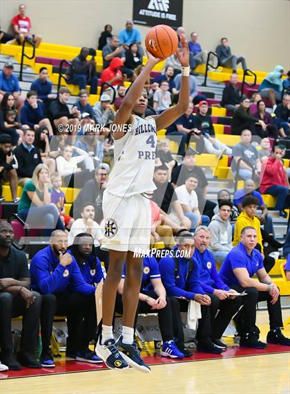 Thumbnail 1 in Prolific Prep of Napa Christian vs. Hillcrest Prep (Hoophall West Tournament) photogallery.