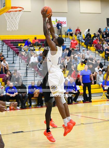 Thumbnail 1 in Prolific Prep of Napa Christian vs. Hillcrest Prep (Hoophall West Tournament) photogallery.