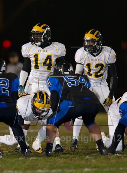Thumbnail 1 in Frontier vs. Edison (CIF CS D1 Playoffs) photogallery.