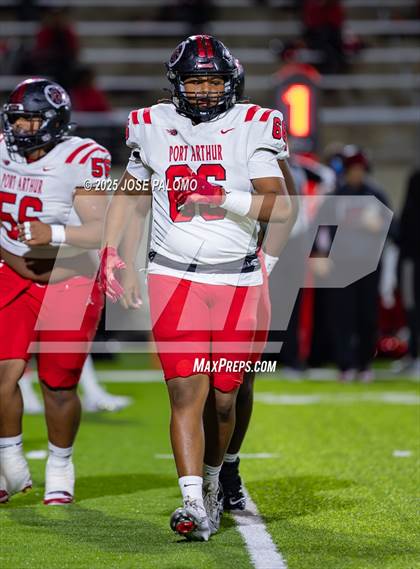Thumbnail 1 in College Station vs. Port Arthur Memorial (UIL 5A D1 Football Regional) photogallery.