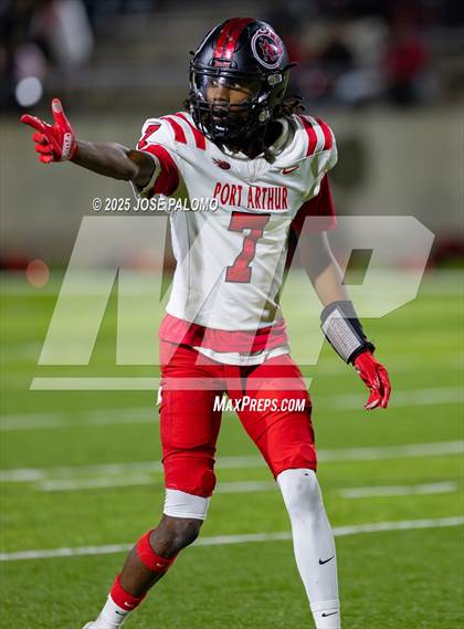 Thumbnail 1 in College Station vs. Port Arthur Memorial (UIL 5A D1 Football Regional) photogallery.